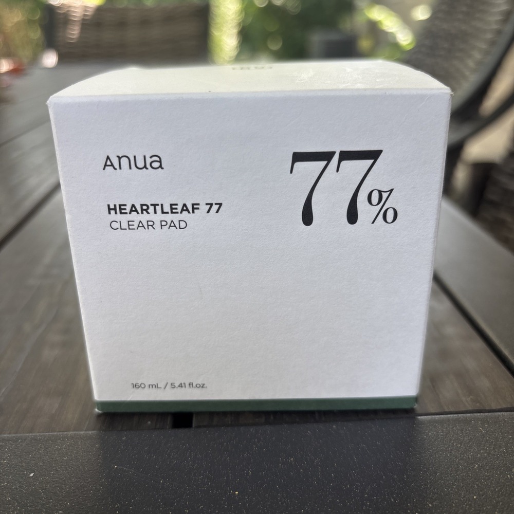 ANUA Heartleaf 77 Clear Facial Cleansing Pad 160 ml 5.41 Fl oz New Sealed Box